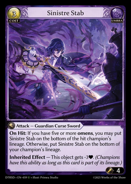 Sinistre Stab