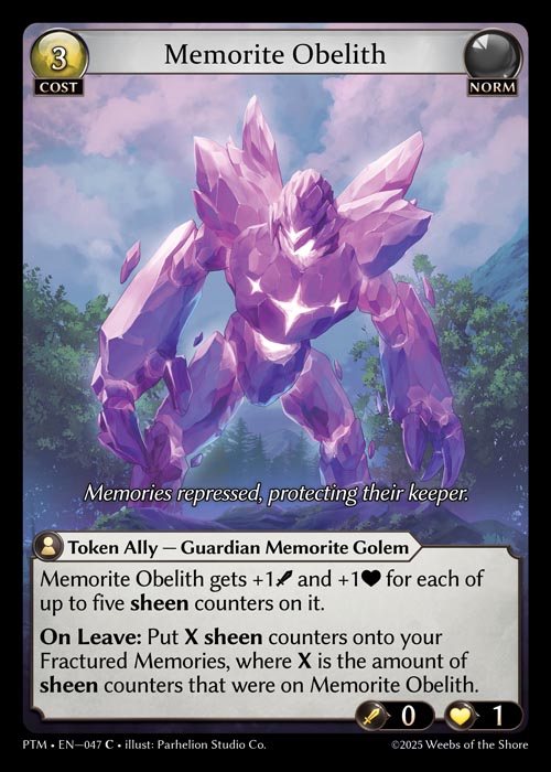 Memorite Obelith