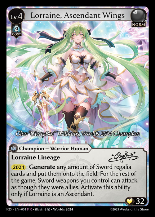 Lorraine, Ascendant Wings