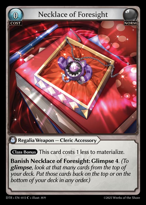 Necklace of Foresight