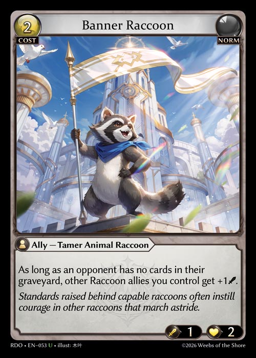 Banner Raccoon