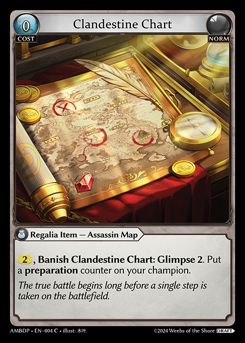 Clandestine Chart